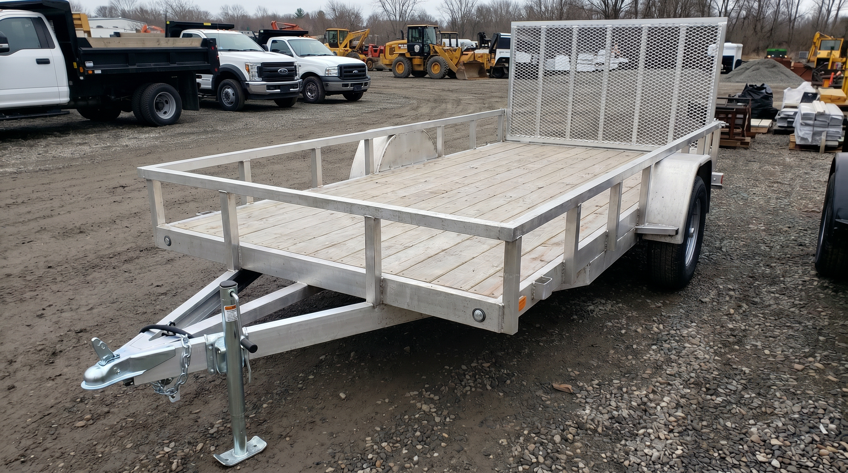 Aluminum trailer aging frame 2